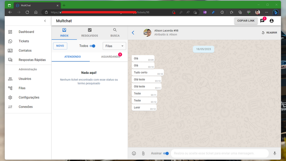 Visão Geral - MultChat